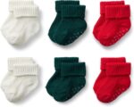 Amazon Essentials x Sofia Grainge Unisex Toddlers and Babies' Knitted Turn Cuff Socks, 6 Pairs - Image 2