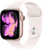 Apple Watch Series 11 [GPS 42mm] Smartwatch with Rose Gold Aluminum Case with Light Blush Sport Band - S/M. Sleep Score, Fitness Tracker, Health Monitoring, Always-On Display, Water Resistant - Image 2