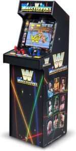 Arcade Classics WWE Ultra Series Game Machine w/ 17" Liquid Crystal Screen & 5 Games - Classic Indoor Cabinet Console for Home and Basement Gaming - Image 2