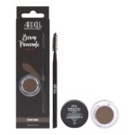 Ardell Brow Pomade - Medium Brown, Smudge-Proof Long-Lasting Eyebrow Makeup, with Dual-Ended Precision Brush and Spoolie for Defined and Natural Brows, 1 Pack - Image 2
