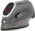 CHI Mini Steam Iron for Clothes, Sewing, Crafting and Travel with Titanium Infused Ceramic Soleplate, 1000 Watts, XL 10’ Cord, 3-Way Auto Shutoff, Portable, Vacation Essentials, Black (13120) - Image 2
