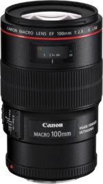Canon EF 100mm f/2.8L IS USM Macro Lens for Canon Digital SLR Cameras (Renewed) - Image 2