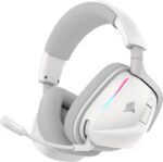 Corsair Void v2 Wireless Gaming Headset with Bluetooth for PC, PS5, PS4, Switch, Mobile – Dolby Atmos, 70 Hr Battery, Dual Wireless, Lightweight, Fast Charging – White - Image 2