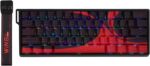 EPOMAKER Aula WIN60 HE 60% Wired Magnetic Keyboard with Adjustable Actuation, 8000 Hz Polling Rate, Hall Effect Switches, Hot-Swap, for FPS Games (Red Topographic) - Image 2