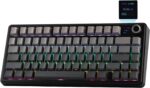 EPOMAKER X Aula F75 MAX Wireless Mechanical Keyboard with TFT Screen and Knob, Gasket Gaming Keyboard in 75% Layout, Hot Swappable, RGB Backlight, for PC/Mac/Linux (Black Gradient) - Image 2