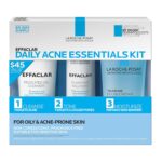 Effaclar Daily Acne Essentials Kit, Acne Treatment System, Salicylic Acid Acne Cleanser, Pore Refining Toner, & Matte Face Moisturizer for Oily Skin & Combination Skin, Oil-Free, 2 Month Supply - Image 2