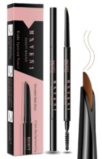 Eyebrow pencils for women,03 Light Brown,0.1mm Ultra-Fine,Waterproof,with 2-in-1 Double-Ended Automatic Angled Precision Tip,Built In Spoolie Brush,Longwearing Eye Brow Makeup Pencils - Image 2