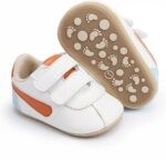 GAISUMMI Baby Boys Girls Shoes Infant High-Top PU Leather Sneakers Newborn Crib Flats Non-Slip Rubber Sole Unisex Toddler Prewalkers - Image 2