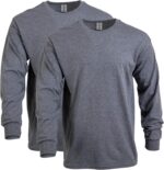 Gildan Adult Heavy Cotton Long Sleeve T-Shirt, Style G5400, 2-Pack - Image 2