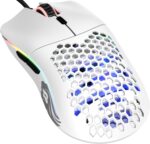 Glorious Model O Wired Gaming Mouse 67g Superlight Honeycomb Design, RGB, Pixart 3360 Sensor, Omron Switches, Ambidextrous - Matte White - Image 2