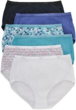 Hanes Women's Brief Panties Pack, Classic Cotton Brief Underwear, 6-pack (Retired, Colors May Vary) - Image 2