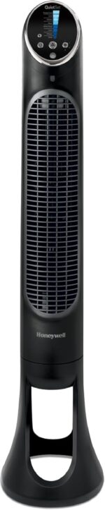 Honeywell QuietSet Whole Room Tower Fan-Black, Oscillating Tower Fan with Remote, HYF290B - Image 2