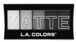 L.A. COLORS 5 Color Matte Eyeshadow Palette, Black Lace CEM475 - Image 2