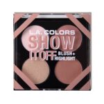 L.A. COLORS Show It Off & Shape It Up Palette, Show it Off Blush & Highlight CFP637 - Image 2