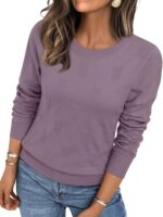 LILLUSORY Womens Sweaters Fall Fashion 2025 Lightweight Long Sleeve Knit Pullover Casual Trendy Tops Winter Clothes - Image 2