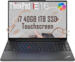 Lenovo ThinkPad E16 Business Laptop (16" FHD+ Touchscreen, Intel 10-Core i7-1355U, 40GB RAM, 1TB SSD) Backlit KB, Fingerprint, 1080P RGB Webcam, Thunderbolt 4, Ethernet, Win 11 Pro w/ AI Copilot - Image 2