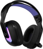 Logitech G522 Lightspeed Wireless Gaming Headset, LIGHTSYNC RGB, Full Bandwidth Mic & Advanced Synchronized Audio, Tri-Connectivity with Lightspeed, Bluetooth, USB-A to USB-C for PC - Black - Image 2