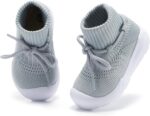 MORENDL Baby Sock Shoes Toddler Sneakers Infant Tennis Slip On Walking Shoes Boys & Girls Non-Slip Slippers - Image 2
