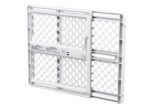 MYPET North States Universal Pet Gate: 26” - 42” Wide Dog Gate. Can be Pressure Mounted or used as Swinging Door with Included Hardware. Dog Gates for Doorways, 26" Tall, Gray - Image 2