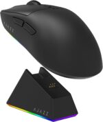 MechLands AJAZZ AJ139 V2 MC Gaming Mouse with Charging Base, Adjustable 12,000 DPI, PAW3311 Sensor, 3 Modes Wireless Mouse, 500mAh Battery, 1000 Polling Rate, 66g Lightweight, Win/Mac (Black) - Image 2