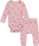Modern Moments by Gerber baby-boys Long Sleeve Bodysuit and Pant Set - Image 2