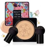 Mushroom Head Air Cushion CC Cream Foundation, Moisturizing BB Cream, Long Lasting Matte Concealer with 2PCS Mushroom Head Sponges - Image 2