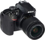 Nikon D3400 Digital SLR Camera & 18-55mm VR DX AF-P Zoom Lens (Black) - (Renewed) - Image 2
