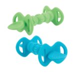 Nuby Dipeez 2 in 1 Silicone Spoons/Dipper, 2pk, Blue/Green - Image 2