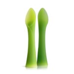 Olababy 100% Silicone Soft-Tip Training Spoon for Baby Led Weaning 2pack - Image 2