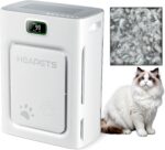 Pet Air Purifier for Home Large Room 2500 sq ft, H13 HEPA Washable Double-Sided Filter, Air Cleaner for Pet Hair Dander Odor Allergies Pollutant Smoke Dust, PM2.5 Air Quality Monitor, Auto Mode, Grey - Image 2