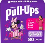 Pull-Ups Girls' Potty Training Pants, Size 5T-6T Training Underwear (46+ lbs), 80 Count (2 Packs of 40) - Image 2