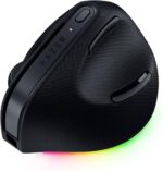 Razer Pro Click V2 Vertical Wireless Mouse: 6 Button Ergonomic Design - One Click AI Prompt - Supports Windows & Mac - Multi Device Connectivity via 2.4GHz, Bluetooth, or USB C Wired Mode - Chroma RGB - Image 2