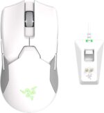 Razer Viper Ultimate Lightweight Wireless Gaming Mouse & RGB Charging Dock: Hyperspeed Wireless Technology - 20K DPI Optical Sensor - 74g Lightweight - 70 Hr Battery - Mercury White - Image 2