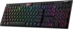 Redragon K618 PRO 3-Mode Wireless RGB Mechanical Keyboard, BT/2.4Ghz/Wired Low Profile Win/Mac Gaming Keyboard w/Ultra-Thin Design, Dedicated Media Control & Linear Red Switch - Image 2