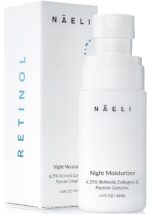 Retinoid Cream - 4.25% Retinol Night Moisturizer for Face & Neck with Collagen, Peptides & Hyaluronic Acid - Anti Aging Wrinkle Cream, Improves Skin Tone & Texture, 1.4 oz - Image 2