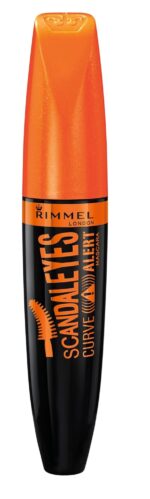 Rimmel London Scandaleyes Curve Alert Mascara, Volumizing, Curls, Plumps, 001, Black, 0.41oz - Image 2