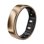 RingConn Gen 2 Air, Ultra-Thin AI Smart Ring, 10-Day Battery Life, Fitness/Sleep/Stress/HR Tracker for Women&Men, No App Fee for Standard Features, iOS & Android Compatible (Size 8, Dune Gold) - Image 2