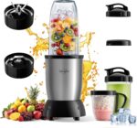 Sangcon 1000w Smoothie Blender for Kitchen, Blender for Smoothies, with 24oz/19oz/10oz Bpa-Free Cups – Upgraded Portable Personal Blenders for Shakes, Frozen fruit, Baby Food, Spice Grinding & More - Image 2