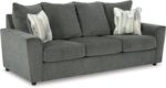 Signature Design by Ashley Stairatt Casual Sofa with Flared Arms, Gray - Image 2