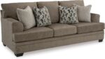 Signature Design by Ashley Stonemeade Casual Sofa with 4 Toss Pillows, Dark Brown - Image 2