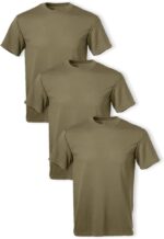 Soffe Mens 3 Pack - USA Poly/Cotton Military Tee, Tan, Medium - Image 2