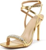 Strappy Heels for Women Dressy: Comfortable Ladies Stiletto Sandals for Prom Party - 2025 Bridal Wedding Heels - Image 2
