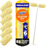 Swiffer Duster Kit with 6 ft Super Extendable Handle, Heavy Duty Starter Kit with 8 Refills - Image 2
