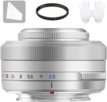 TTArtisan AF 27mm F2.8 Lens APS-C XF-Mount Auto Focus STM Lenses for Fujifilm Fuji X-Mount Cameras X-T10 X-T2 X-T20 X-T30 X-T3 X-T4 X-T5 X-T100 X-T200 X-T30 X-PR01 X-PR02 X-PR03 X-E4 Silver - Image 2