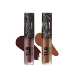 The Lip Bar - Nonstop Liquid Matte Lipstick Mini 2-Pack, Naturalista (Soft Brown) + Low Key - High Pigment - One Swipe - Long Lasting - Jojoba Oil & Vitamin E - Vegan - .24 fl oz each - Image 2