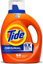 Tide Liquid Laundry Detergent, Original Scent, 80 fl oz, 64 Loads, Boosted Clean Even in Cold Water with Concentrated Washing Soap - Image 2