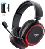 Wireless Gaming Headset, 7.1 Surround Sound, 2.4Ghz USB Gaming Headphones Bluetooth 5.4, 100-Hr Noise Canceling Mic RGB Light, Wireless Headset for PC PS5 PS4 Mac Switch, ONLY Wired Mode Suit for Xbox - Image 2