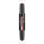 essence | Contour Duo Stick | 2-in-1 Highlight and Contour Slim Stick, Creamy, Buildable and Easy to Apply | Vegan & Cruelty Free (20 | Light) - Image 2