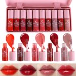 10 Colors Lip Stain Long Lasting Waterproof, Tinted Cheek & Lip Stain, Korean Lip Tint, tinta para labios, Mini Liquid Lipstick Set - Image 2