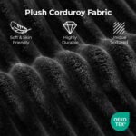 LIKIMIO 71" Cloud Loveseat Sofa in a Box, No Assembly Required Comfy Deep Seat, Modern Small Couch with Plush Fabric for Living Room, Bedroom, Apartment, Home Office, Black - Image 5